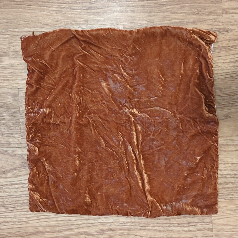 West Elm velvet pillow cover